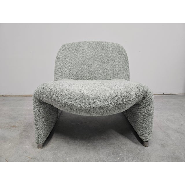 Green Set of Alky Chairs attributed to Giancarlo Piretti for Artifort, 1969 For Sale - Image 8 of 15