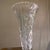 Elegant Bohemian crystal bud vase featuring finely executed star-cut detailing throughout the body. Handcrafted in the...