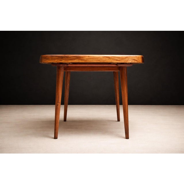 3 in 1 Extendable Dining Table in Caviuna Wood by Carlo Hauner & Martin Eisler, Brazil, 1950s - Lot 18 For Sale - Image 12 of 15
