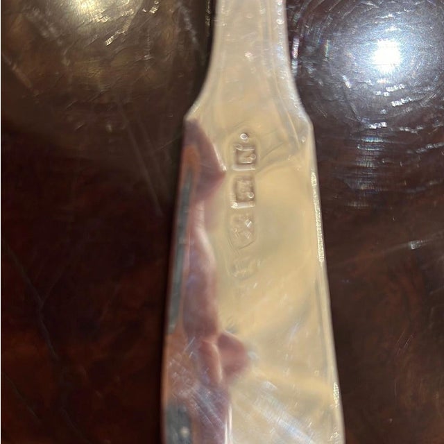Mid-Century Modern Late 20th Century English Sterling Fish Serving Piece For Sale - Image 3 of 4