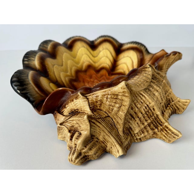 Beige Vintage Plastic Shell Bowl, 1970s For Sale - Image 8 of 8