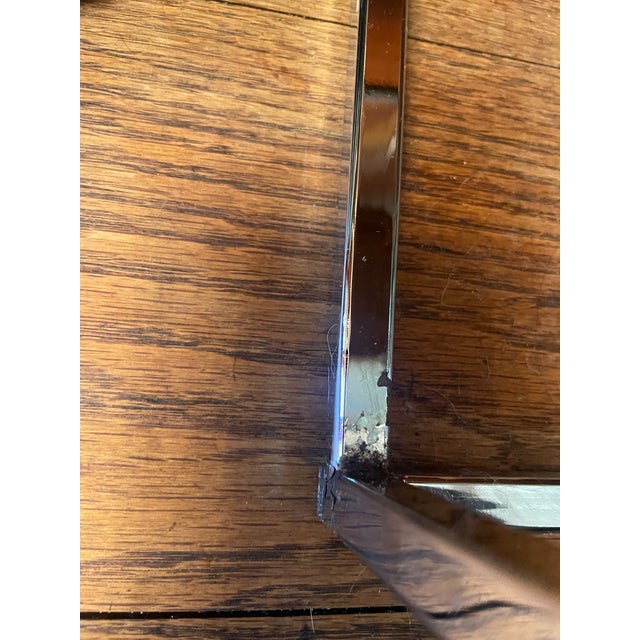 Chrome Chrome and Glass Etagere - 4 Shelves in the Style of Milo Baughman for Design Institute of America For Sale - Image 8 of 9