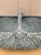 Wood Early 20th Century American Splint Oak Pale Blue Gathering Basket For Sale - Image 7 of 11