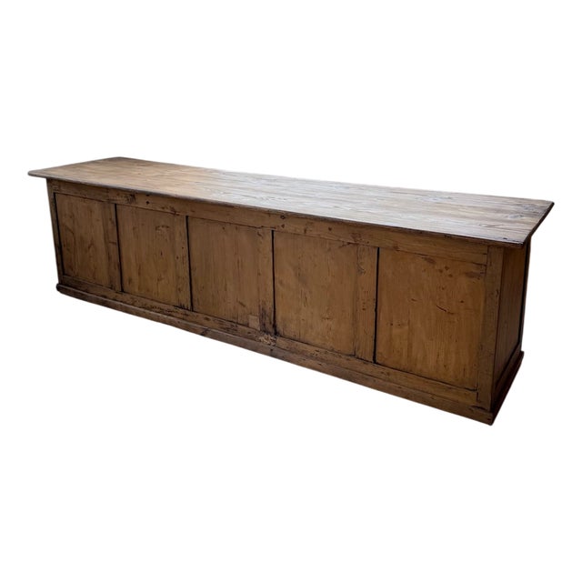 Pine Trade Counter, 1900s For Sale