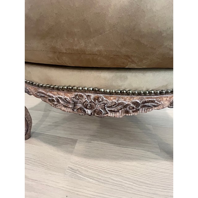 Marquesa Suede Lounge Chair by Kreiss For Sale - Image 13 of 14