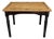 Vintage Scandinavian Folk Art Floral Painted Wood Side Table For Sale