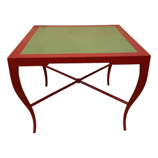 Vintage Attributed to Tommi Parzinger Large Side Occasional Drink Table For Sale