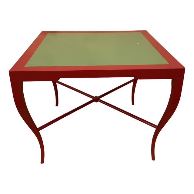 Vintage Attributed to Tommi Parzinger Large Side Occasional Drink Table For Sale