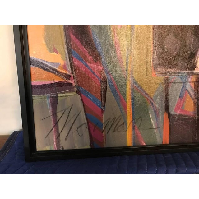 Signed Original Isaac Maimon "Sharing Great Times" For Sale - Image 9 of 11
