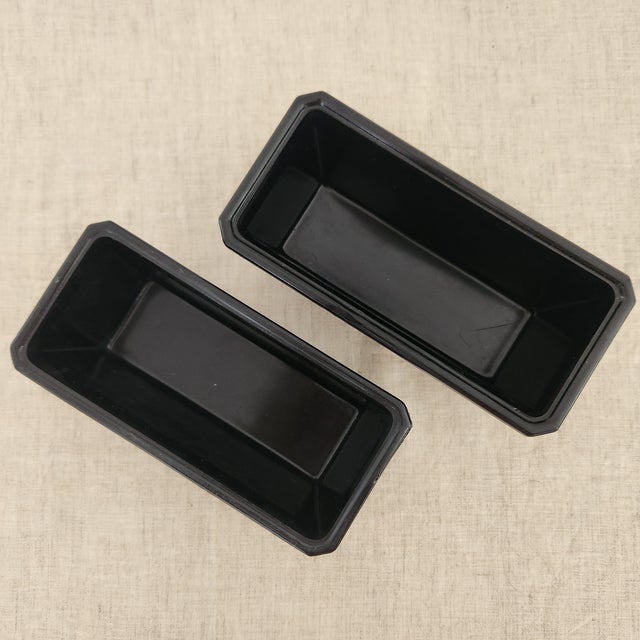 Black Vintage Black Amethyst Cachepot Jardinieres, a Pair For Sale - Image 8 of 12