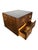 Wood Vintage Macey 4-Drawer Library Card Catalog Cabinet – Solid Wood Brass Hardware For Sale - Image 7 of 11