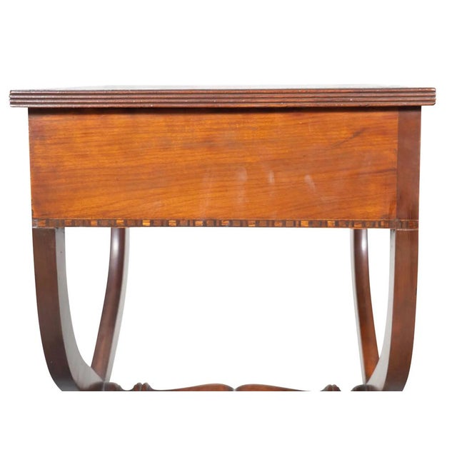 Pair of Regency Style Mahogany End Tables For Sale - Image 9 of 18