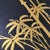 Set of Six Vintage Black Maki-E Lacquer Art Kyoto Japan Decorative Plates Hand Painted Gold Botanical Floral Patterns For Sale - Image 14 of 18