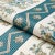 Not Yet Made - Made To Order SAMPLE - Schumacher Sylvain Floral Stripe Fabric In Teal For Sale - Image 5 of 5