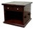 Vintage Ethan Allen Early American Style Solid Pine Dry Sink Bedside Cabinet For Sale