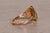 The 19th Avenue: Navette Shaped Signet Ring with Natural Diamond For Sale In Philadelphia - Image 6 of 10