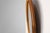 Mid-Century Oval Oak Mirror, Belgium, 1950s For Sale - Image 9 of 11