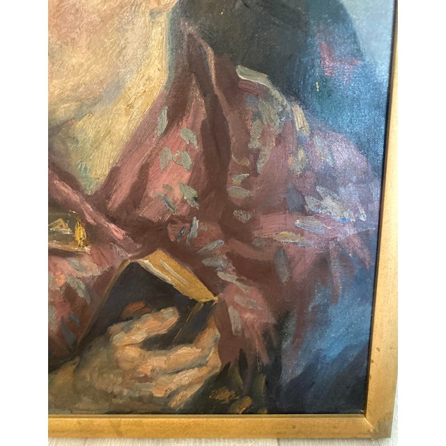Museum Quality Vintage Portrait Painting Taras Shevchenko For Sale - Image 4 of 11