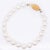 Late 20th Century Vintage 18k Gold & Cultured Pearl Single Strand Bracelet For Sale - Image 5 of 12