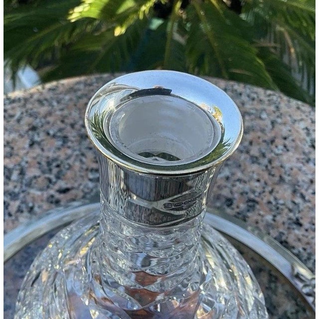 Crystal Sterling Silver Hogget Port Decanter from Stuart, 2000 For Sale - Image 10 of 15