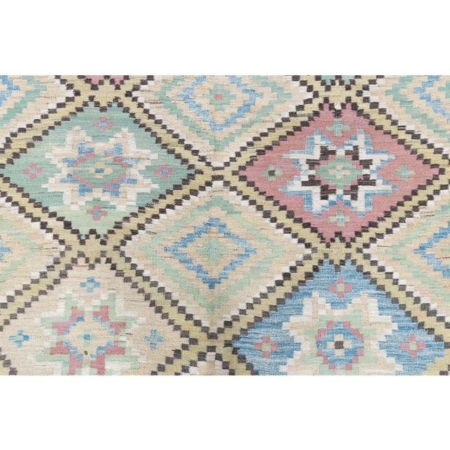 Mid 20th Century Doris Leslie Blau Mid-20th century Swedish Handmade Wool Rug For Sale - Image 5 of 10