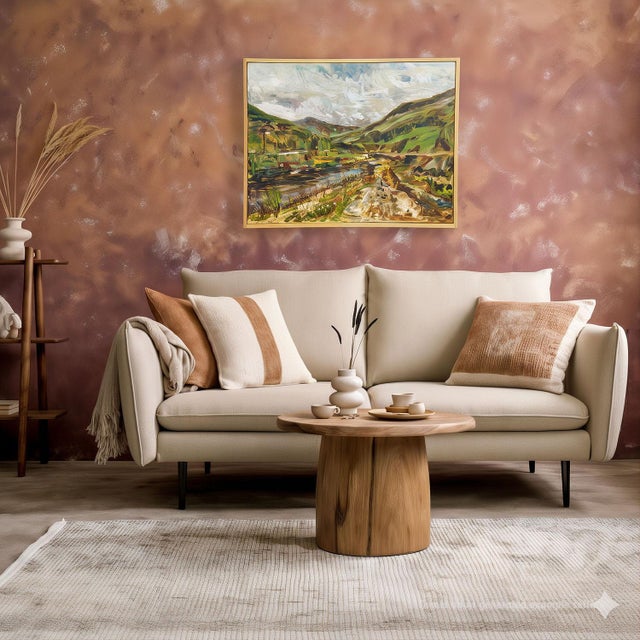 Glen Orchy / Balmally – Scottish Landscape, 1977 Oil Painting Alexander Michael This captivating oil painting captures the...