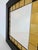 Black Italian Vintage Wall Mirror with Black Lacquered Frame and Gold Square Inserts, 1980s For Sale - Image 8 of 14