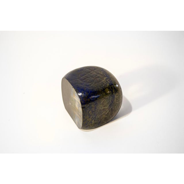 Mid-Century Modern Petroglyph Glass Sculpture Paperweight by Göran Wärff for Kosta Boda, Sweden, 1960s For Sale - Image 3 of 6