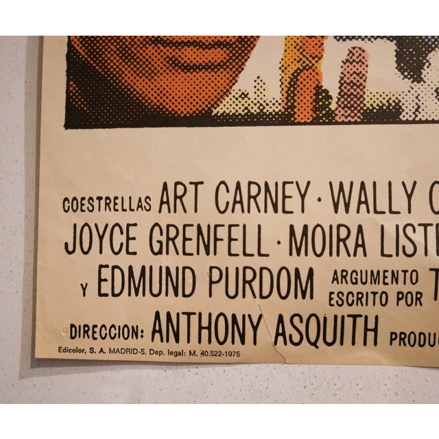 1970s 1975 Original Spanish Movie Poster, Yellow Rolls Royce For Sale - Image 5 of 8