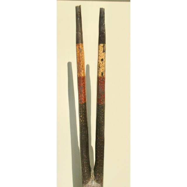 Figurative Massive Kurumba Adone' Antelope Mask 76" Tall For Sale - Image 3 of 8