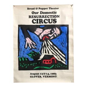 Vintage Original Art Theater Poster