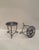 Mid-Century Modern Vintage Round Wire Side Tables -a Pair For Sale - Image 3 of 11