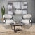 Black Dewitt Upholstered Side Chair For Sale - Image 8 of 8