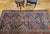 Persian Vintage Kurdish Tribal Rug, Hand-Knotted Wool, Geometric Pattern, Blue & Rust-Red, 4x8 For Sale - Image 3 of 14