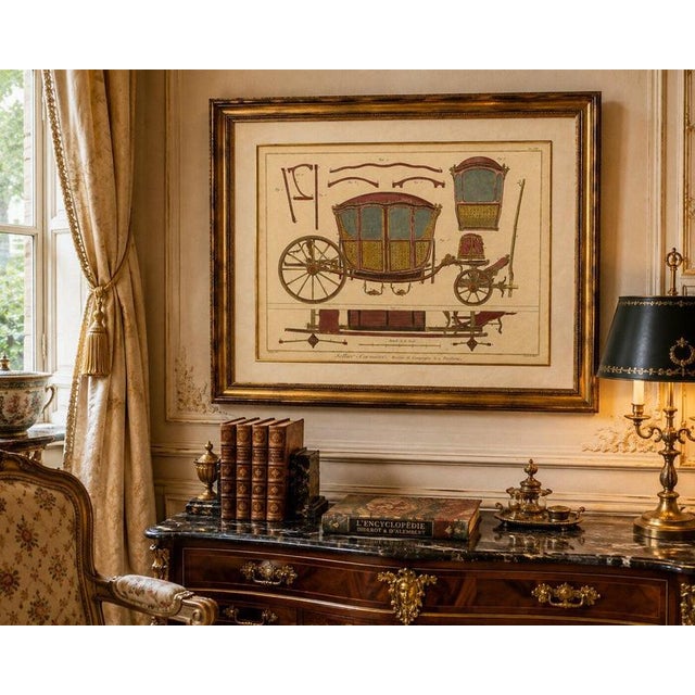 Antique French Four-Door Berlin Carriage, 1771 For Sale - Image 10 of 11