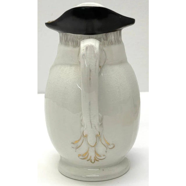 Late 19th Century President William McKinley as Napoleon ' Small' Toby Mug, by Morris & Willmore For Sale - Image 4 of 12