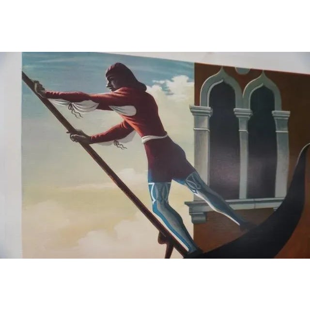 Art Deco A. Cassandre - Vintage Original Travel Poster - Venezia 1951 For Sale - Image 3 of 12