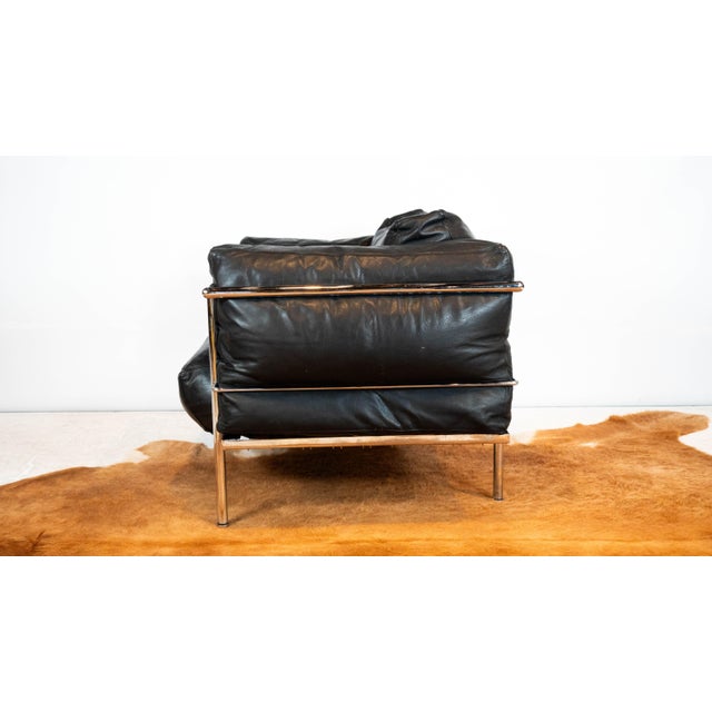 1980s Le Corbusier Attr. Lc3 Grand Modele Lounge Chair For Sale - Image 11 of 16