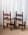 Brutalist 1960s Mexican Brutalist Wood and Rush Ladderback Dining Chairs - Set of 6 For Sale - Image 3 of 18