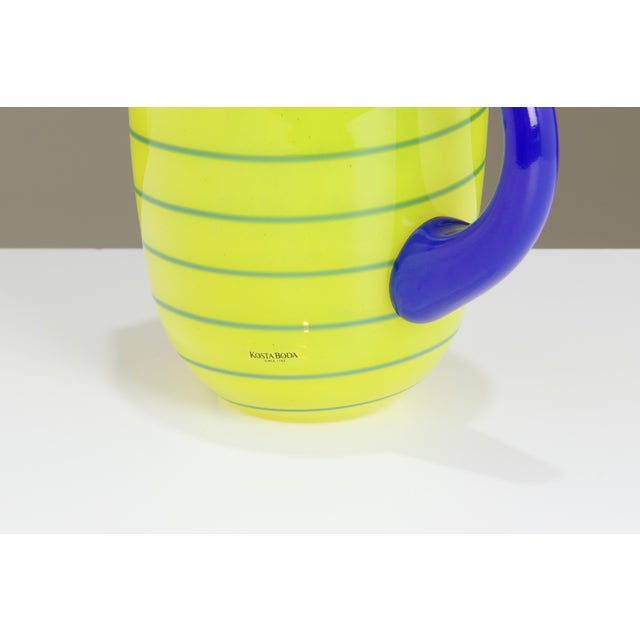 Glass Epoque Series Pitcher by Anna Ehrner for Kosta Boda, 1990s For Sale - Image 3 of 7