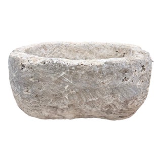 Antique Limestone Trough For Sale