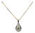Gia Certified Natural Pear Diamond Pendant For Sale