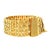 Metal Vintage Italian 18k Gold Wide Openwork Link Bracelet, 72.9 Grams For Sale - Image 7 of 15