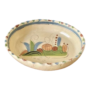 Vintage Tlaquepaque Mexican Large Bowl