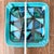 Mid Century Modern Aldo Londi Vetrata Bitossi Italy Teal Ceramic Ashtray Rare For Sale - Image 9 of 11
