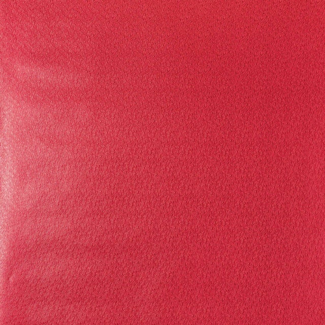 Sample - Schumacher Ostrich Wallpaper in Scarlet For Sale