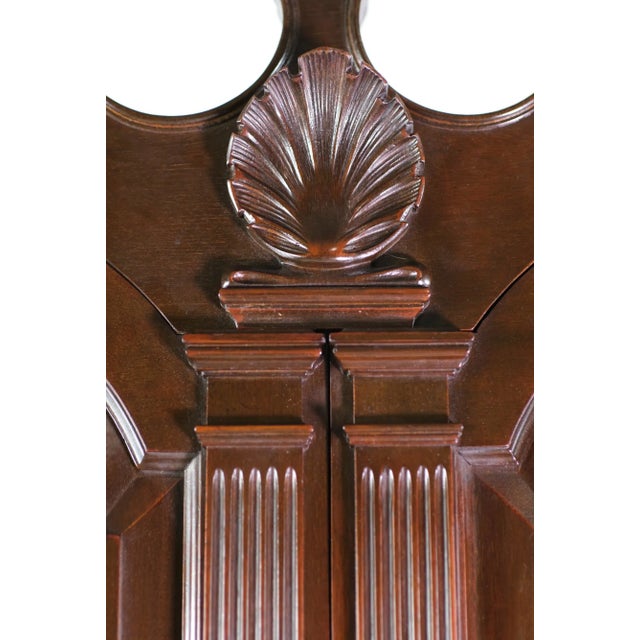 Colonial Mfg. Co. Block Front Mahogany Secretary Desk For Sale - Image 4 of 12