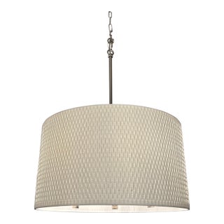 Minka Lavery Palmetto Polished Nickel Pendant For Sale