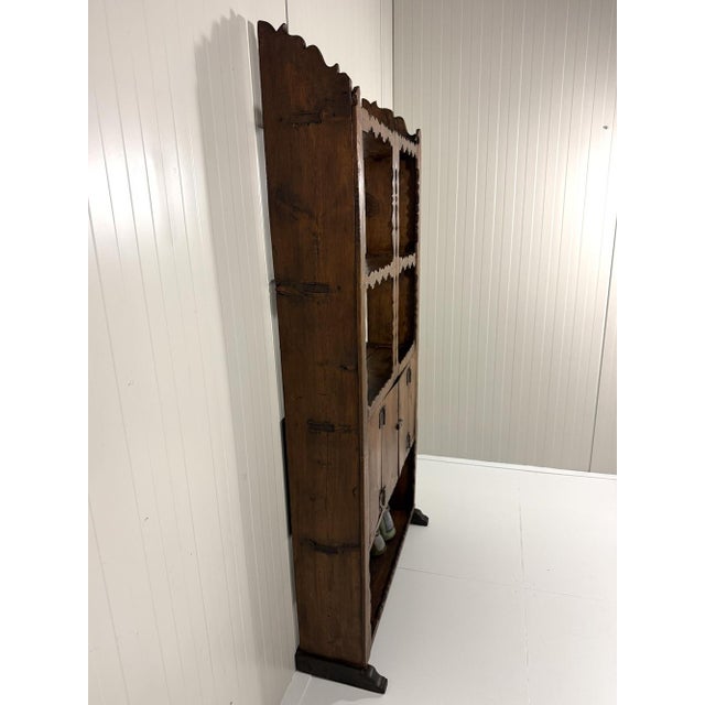 Antique Rustic Wall Unit Plate Cabinet, 1900s For Sale - Image 11 of 18