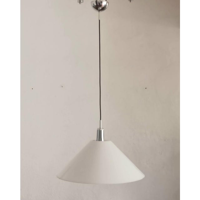 Plastic Vintage Acrylic Pendant Lamp, 1960s For Sale - Image 7 of 7